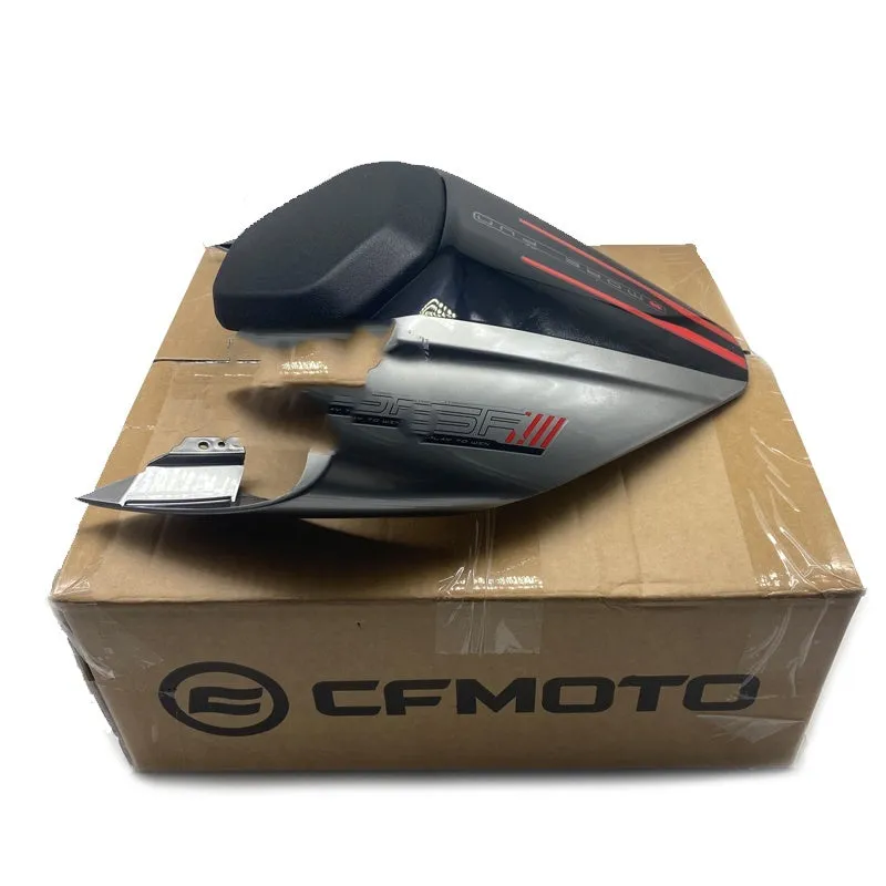 CFMOTO 450SR motorcycle rear seat cushion with 20mm height increase in Speed Gray colour
