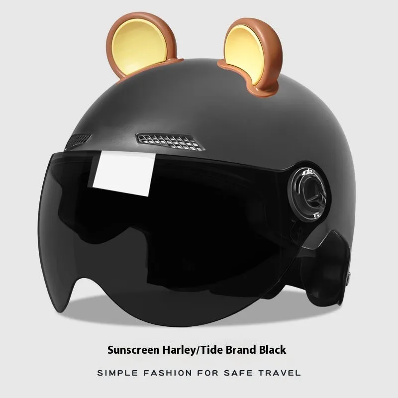 Electric bicycle helmet with ABS shell in multiple colour options for adult commuting