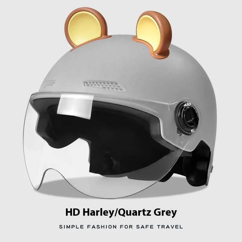 Electric bicycle helmet with ABS shell in multiple colour options for adult commuting