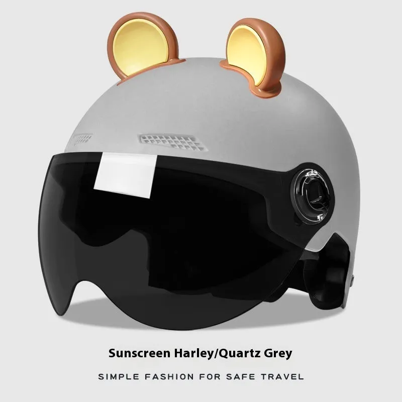 Electric bicycle helmet with ABS shell in multiple colour options for adult commuting