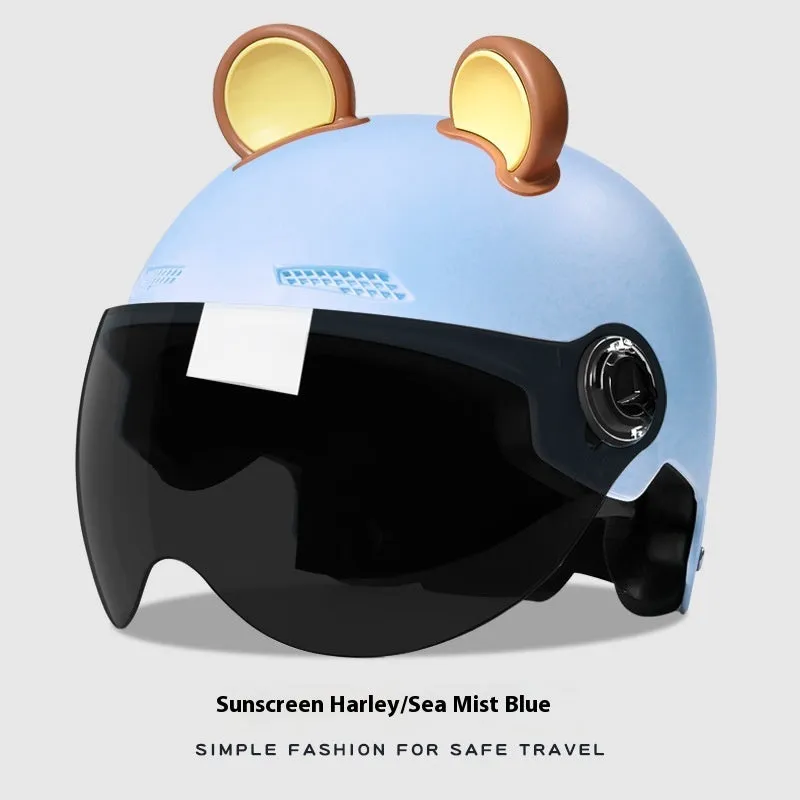 Electric bicycle helmet with ABS shell in multiple colour options for adult commuting
