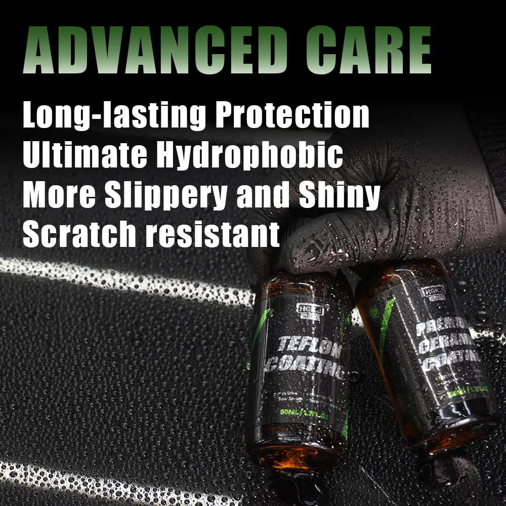 Car crystal coating paint curing kit with 30ml and 50ml ceramic coating options