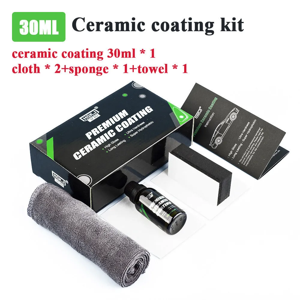 Car crystal coating paint curing kit with 30ml and 50ml ceramic coating options