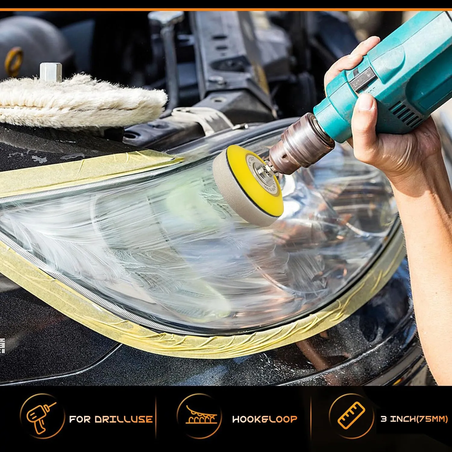 JB-XPCS LHB-8 Headlight Restore Coating car light repair fluid in 10ml and 30ml bottle options