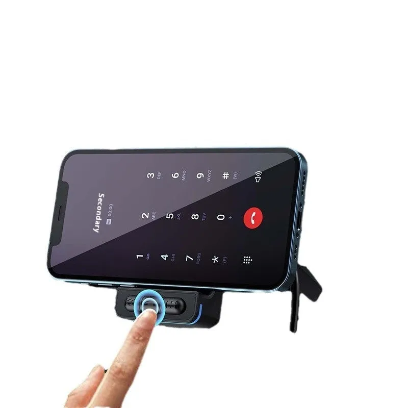 W5 black car magnetic wireless charger 15W compact bracket for vehicle use