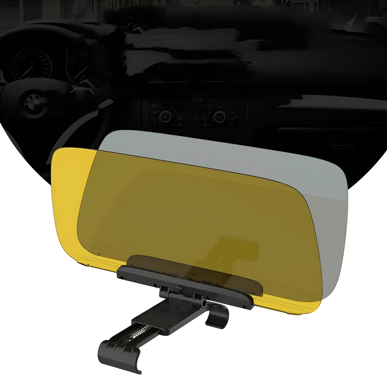 Car day and night dual-use glare proof mirror made from PC material for general vehicle models