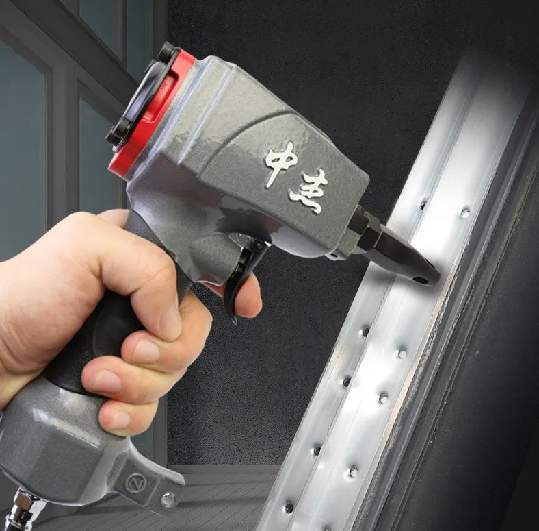 DK30 metal air-powered punching nail gun for fabric and riveted clothing.