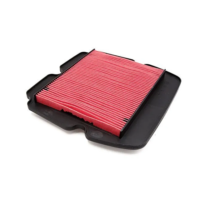 Honda GL1800 Gold Wing air filter replacement with stamped plastic hoop and HV filter paper