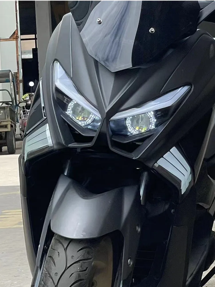Yellow LED cornering lamp pair for Tianying ts150 motorcycle models from 2020 to 2022.