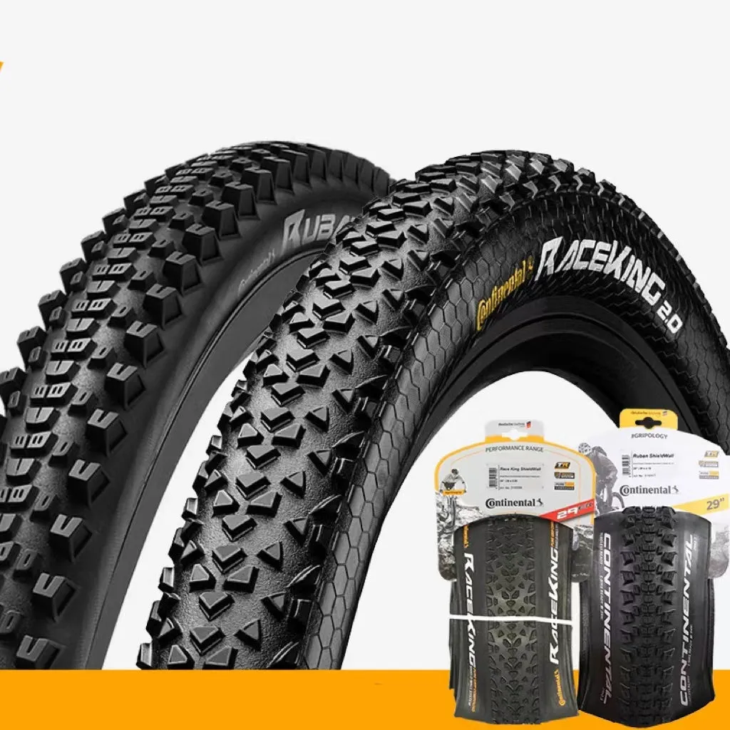 Mountain bike folding outer tyre with yellow sidewall, shown in 27.5x2.2 size.