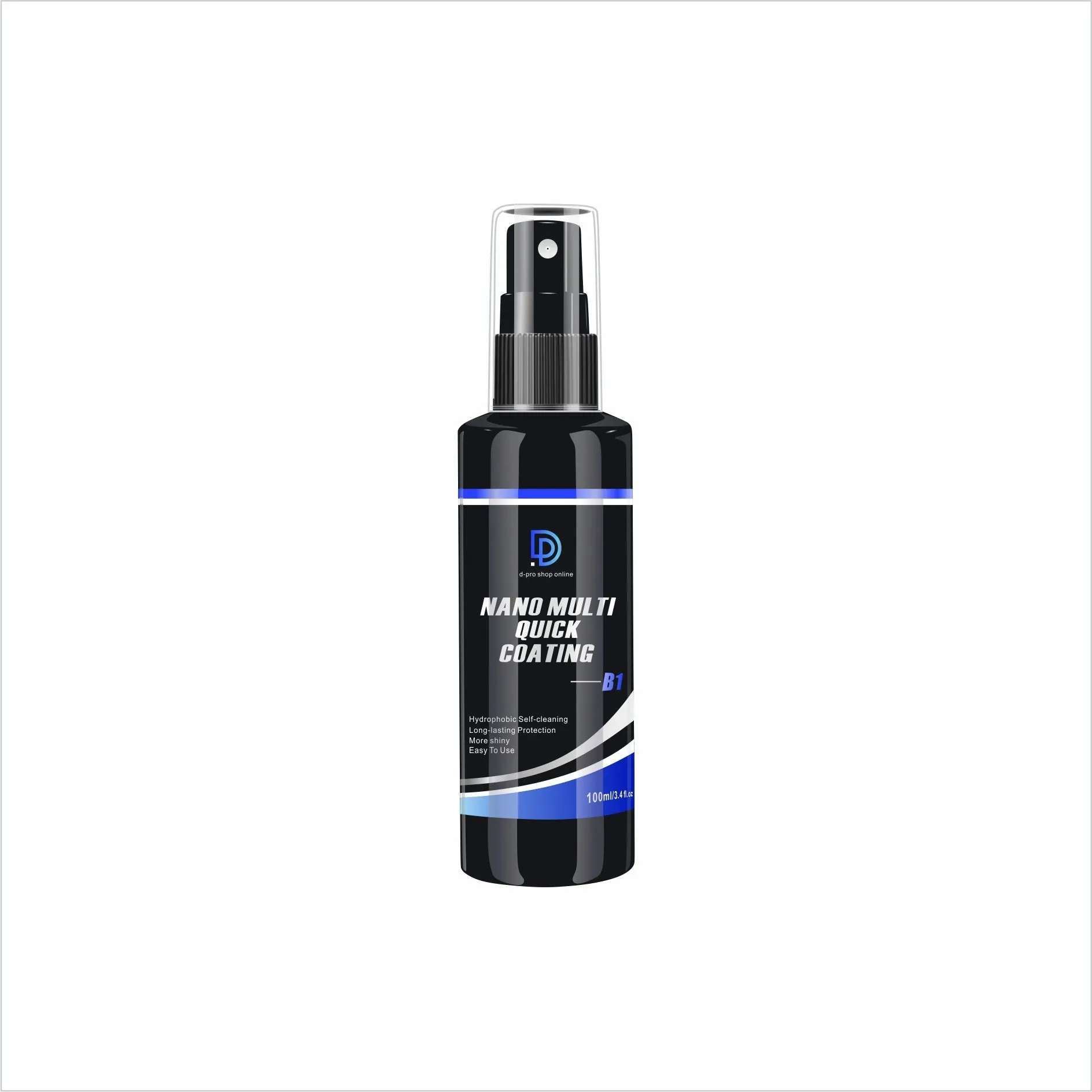 Automotive coating spray 300ML with nano silica for car paint protection and water repellency