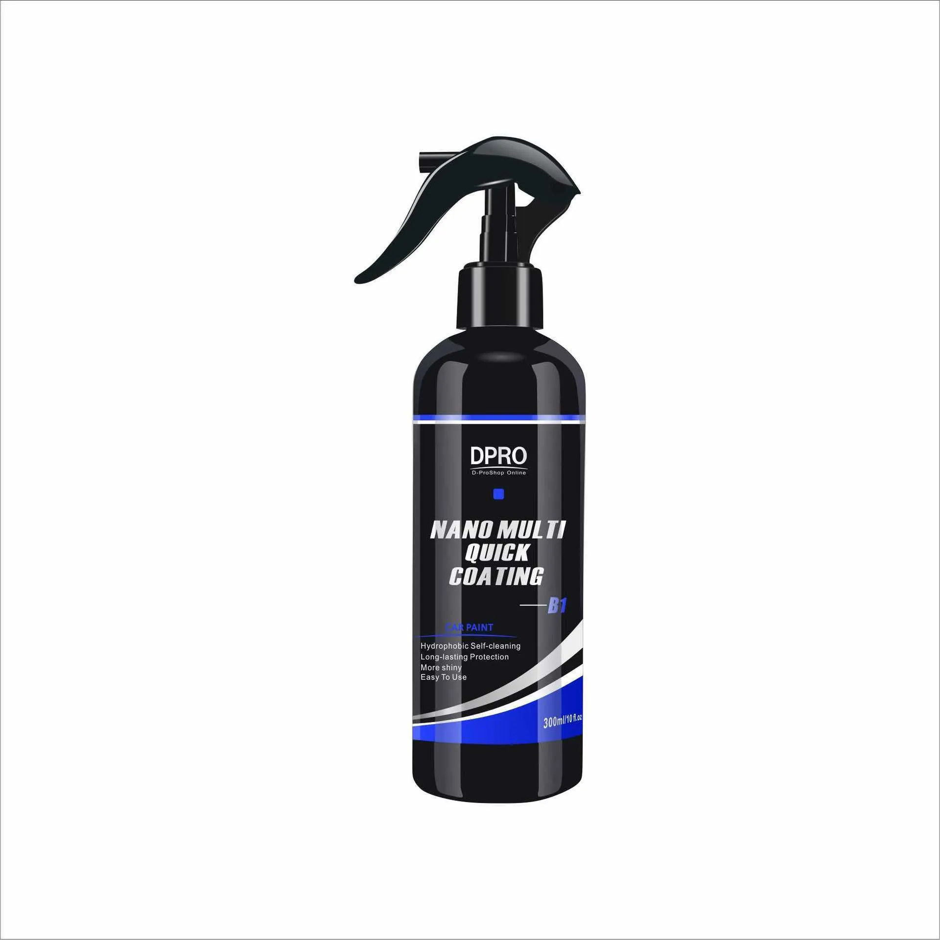 Automotive coating spray 300ML with nano silica for car paint protection and water repellency