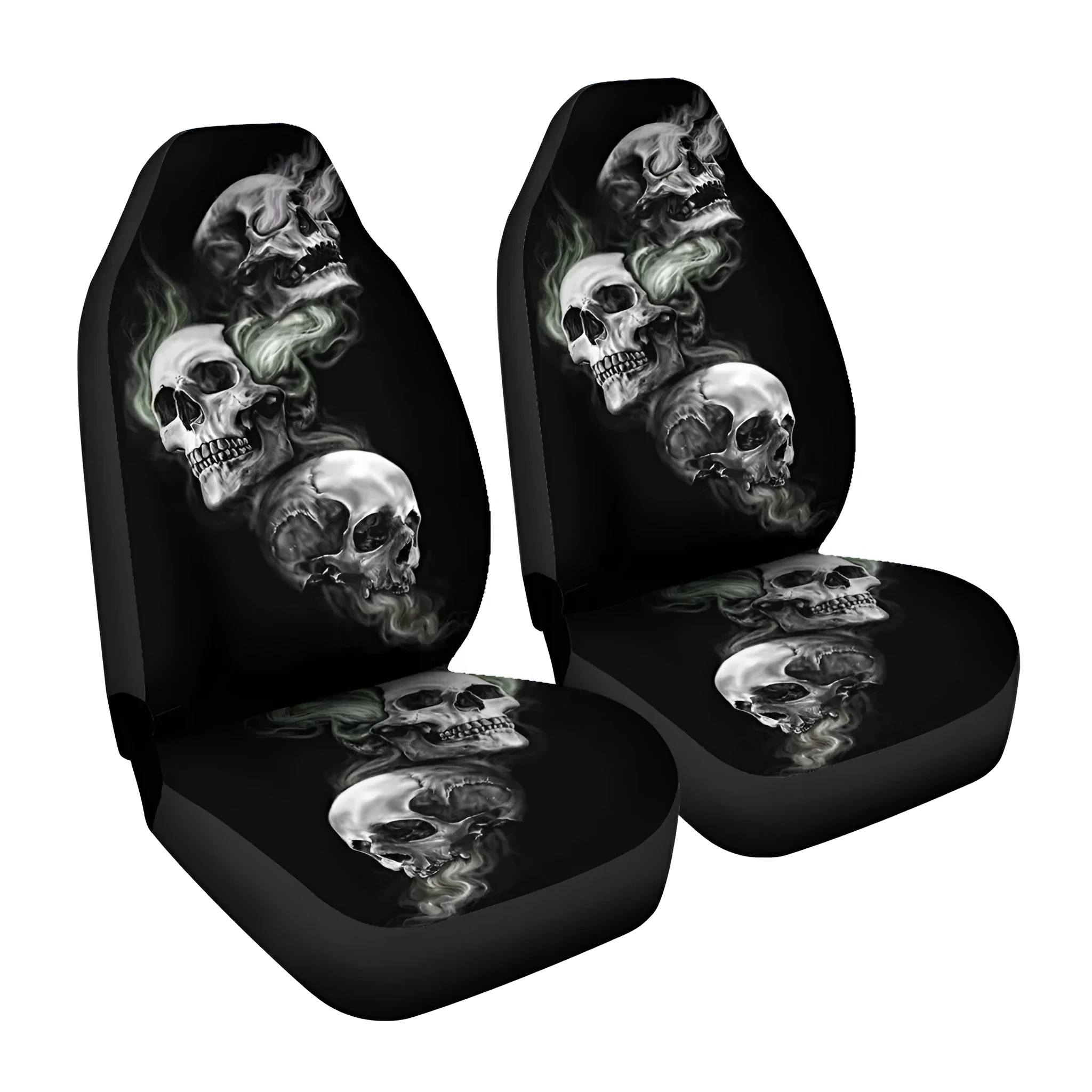 Universal car seat cover classic skull print five-seater multiple colours Z-24 to Z-44