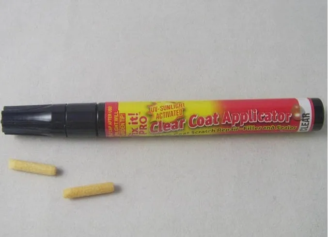 Car dent repair tool with glue gun and three traction gasket strips in color box packaging