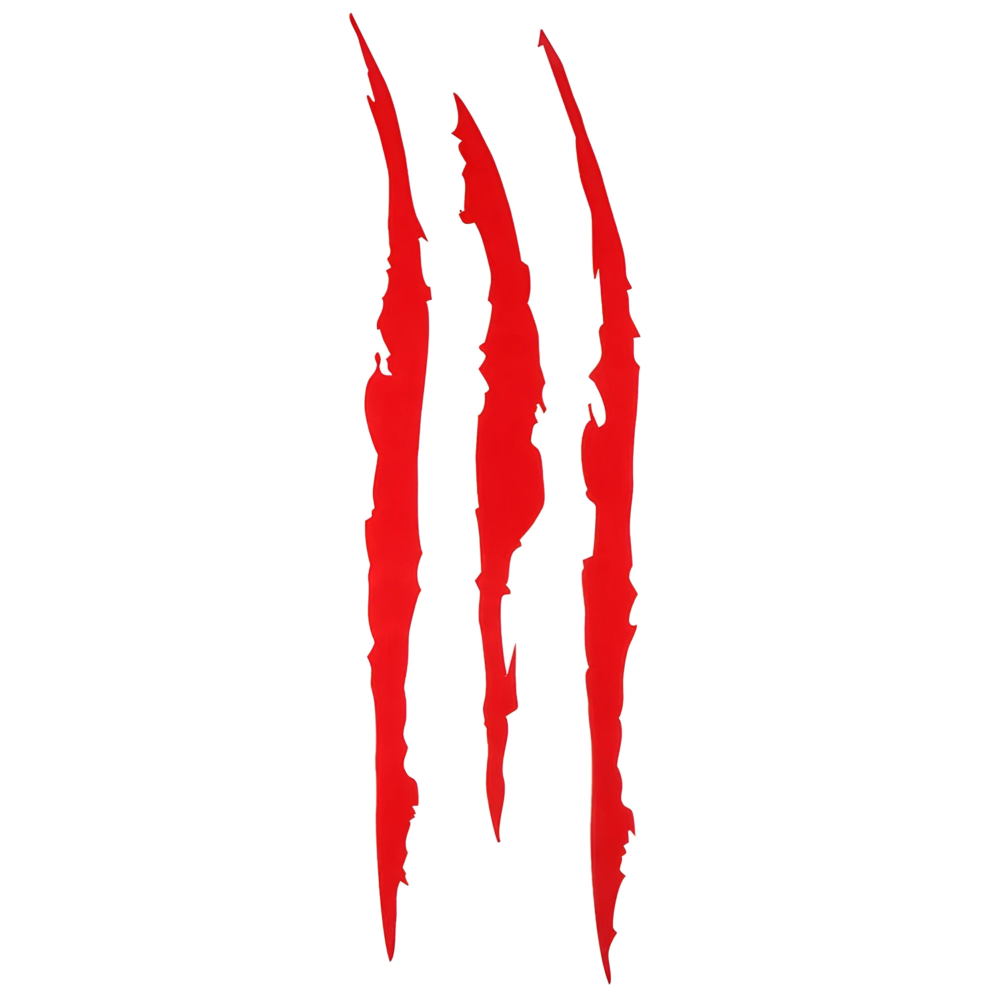 Ghost Claw car sticker in reflective material, 40 by 12 centimetres, designed for hood or light eyebrow area