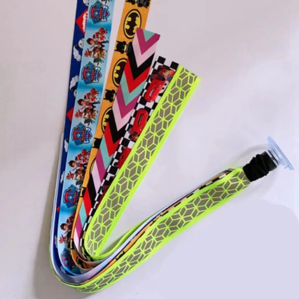 Children's helmet decorative streamer with elastic loop attachment in multiple colour options