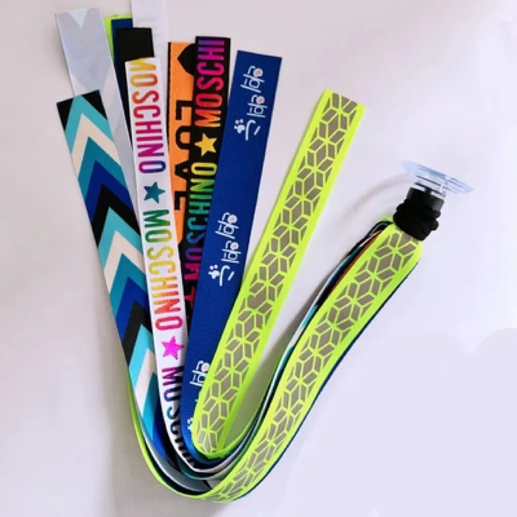 Children's helmet decorative streamer with elastic loop attachment in multiple colour options