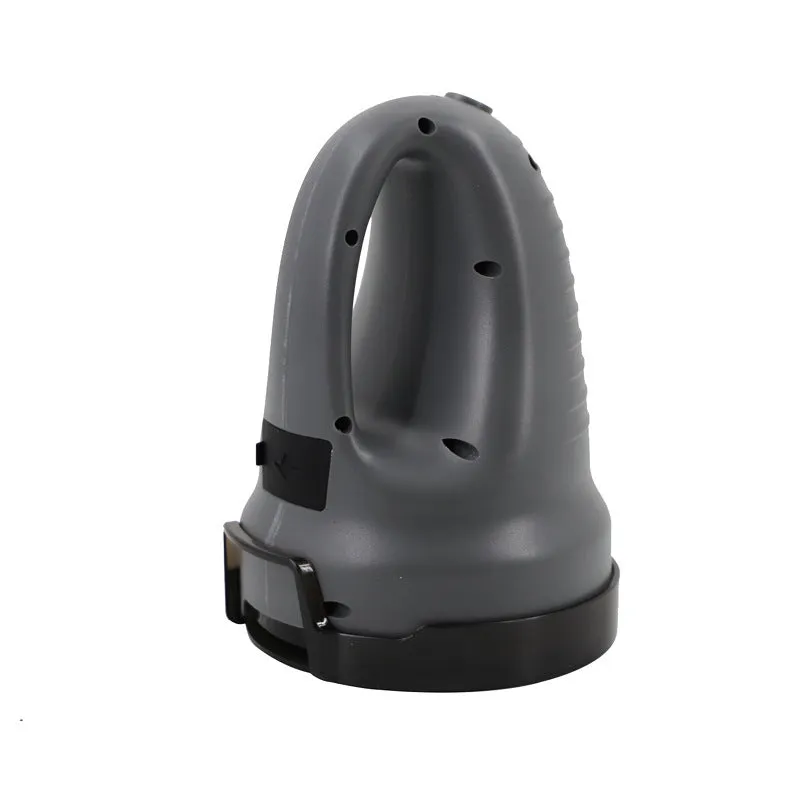 Yellow electric car snow scraper with ABS body and 3000mAh lithium battery for windscreen ice removal