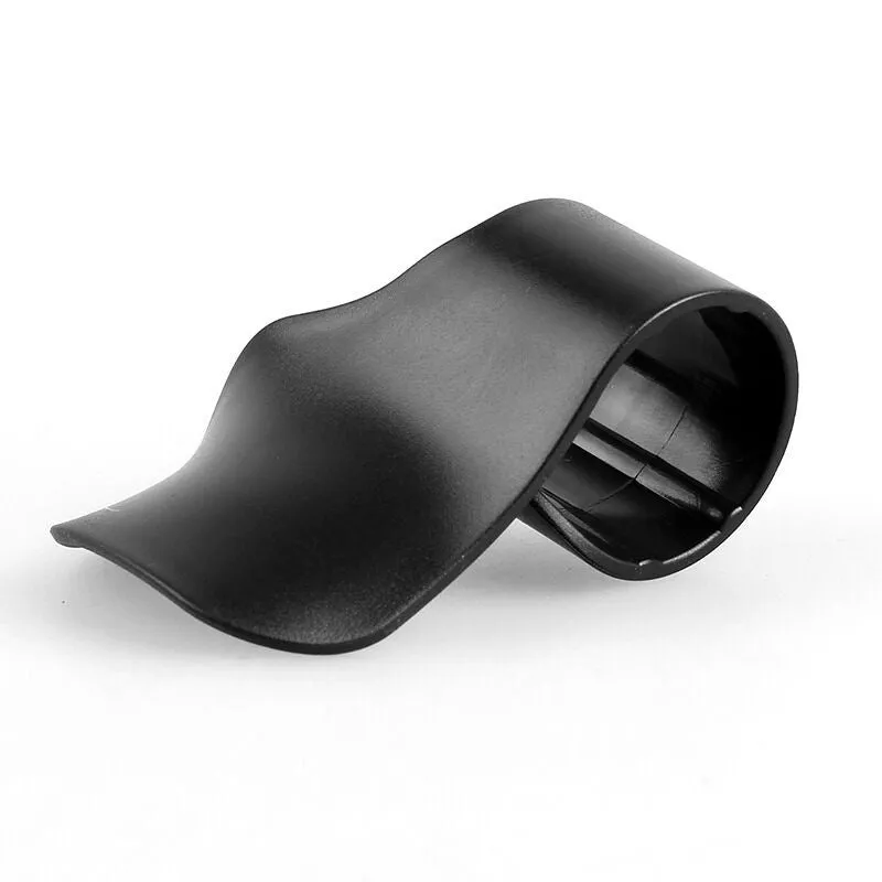 Black motorcycle booster cruise assist throttle rest on handlebar for long distance riding