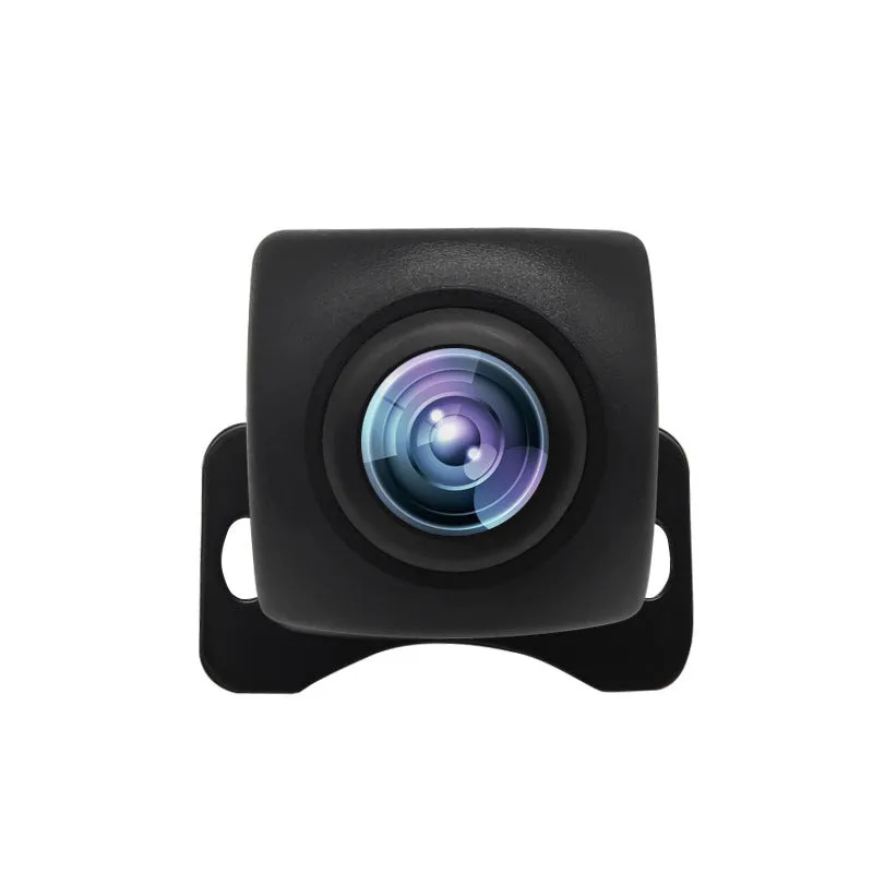 Black reversing camera with wide-angle lens and starlight night vision, size 13.2 x 8.2 x 4.6cm