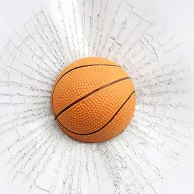 Car 3D sports ball air freshener set of six with basketball, football, tennis, and baseball shapes in PVC/EVA