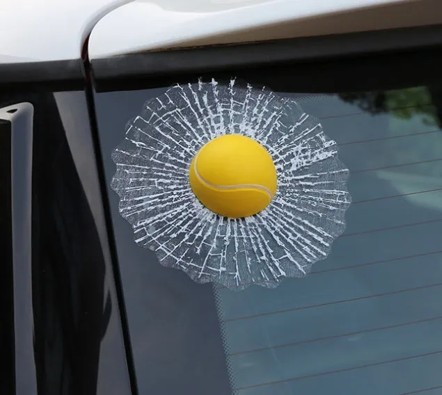 Car 3D sports ball air freshener set of six with basketball, football, tennis, and baseball shapes in PVC/EVA
