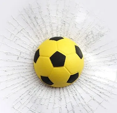 Car 3D sports ball air freshener set of six with basketball, football, tennis, and baseball shapes in PVC/EVA