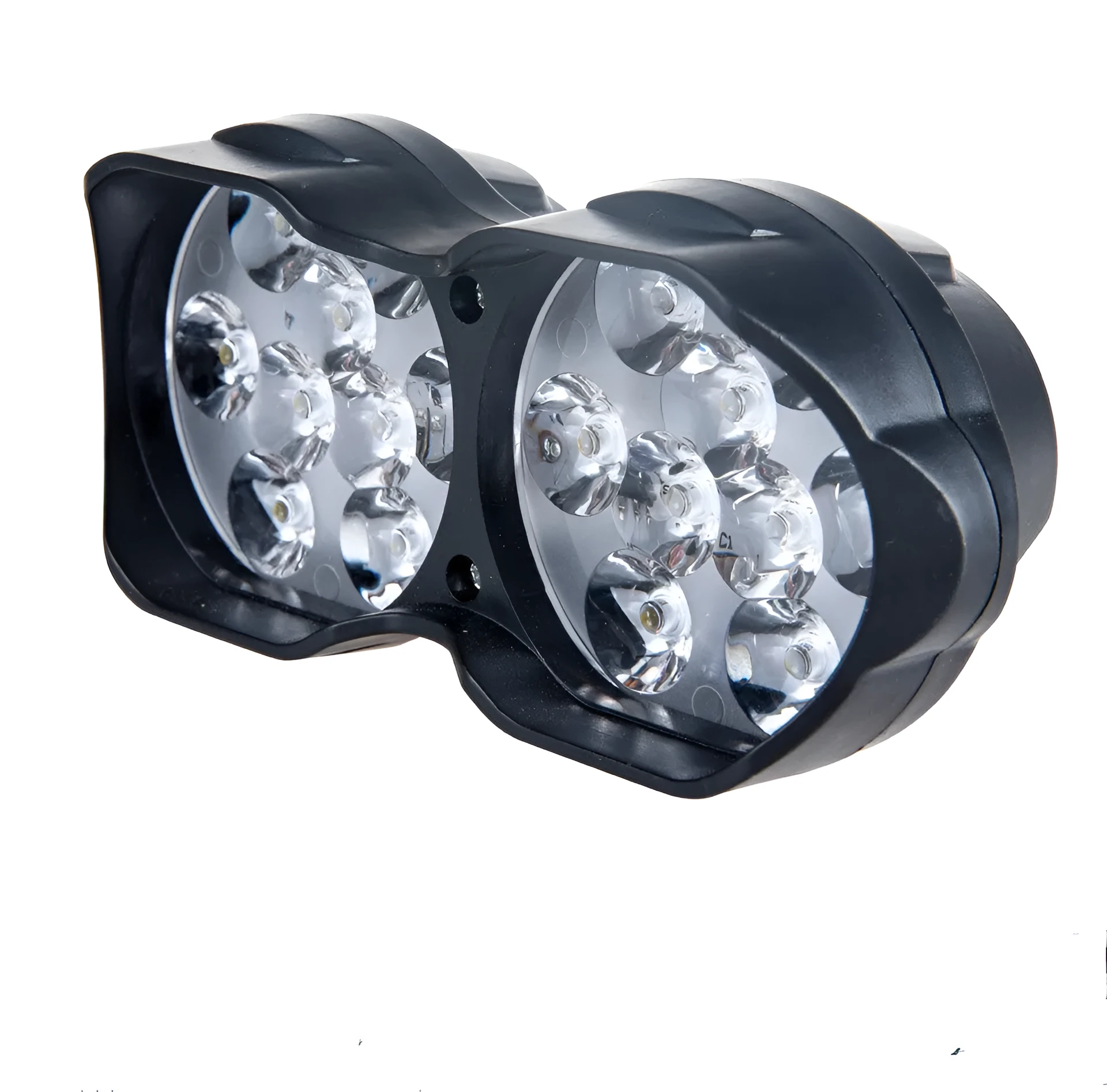 K2 motorcycle LED headlight external spotlight with 9 beads, 10V-85V wide voltage, SMD3030 light source