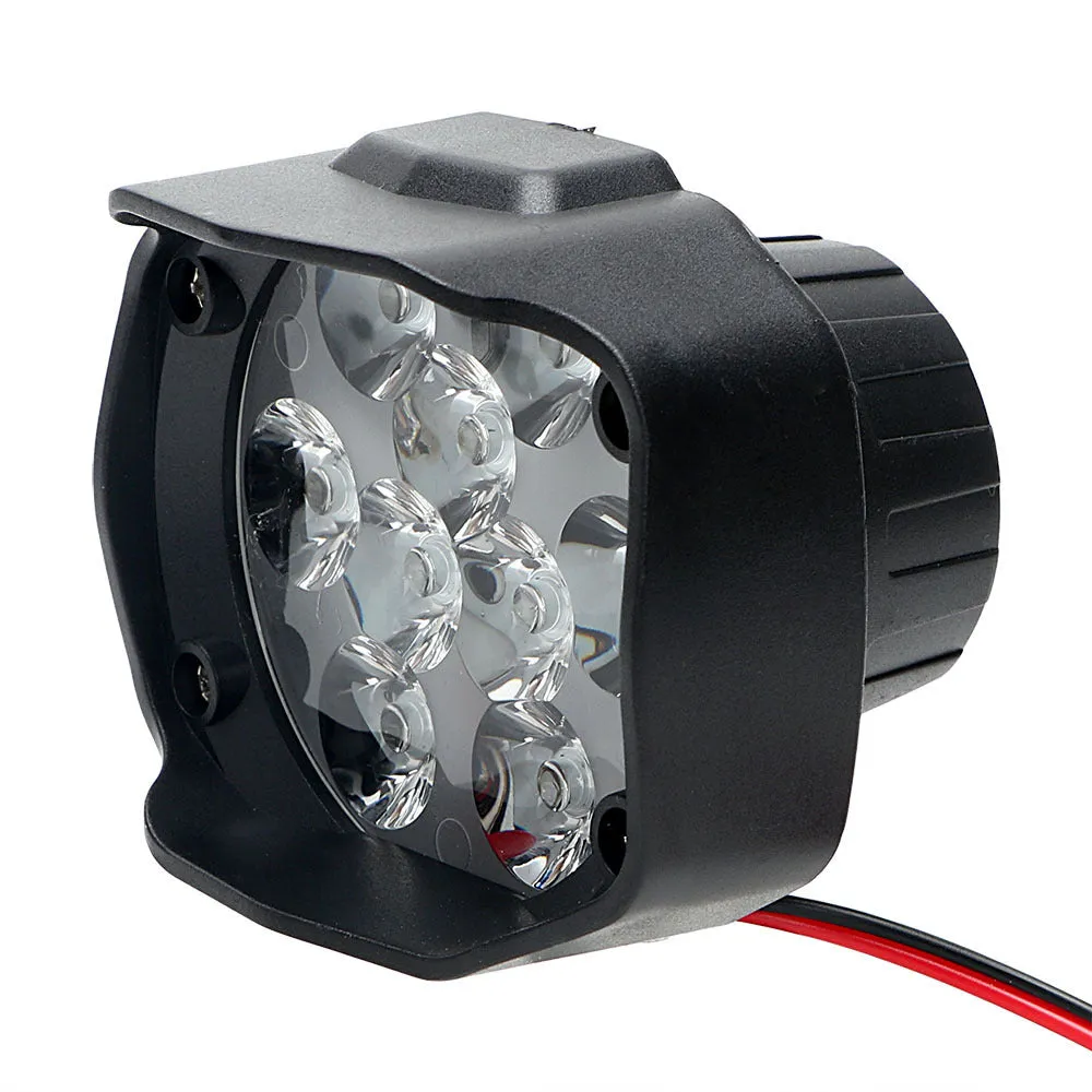 K2 motorcycle LED headlight external spotlight with 9 beads, 10V-85V wide voltage, SMD3030 light source