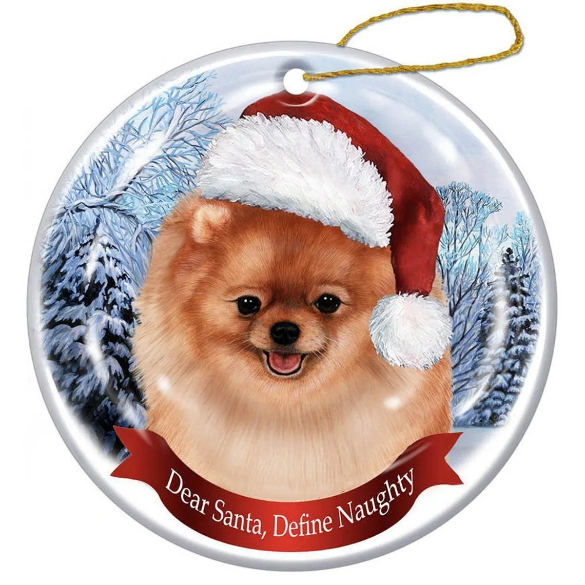 Clear acrylic hanging pendant with sleeping dog angel design