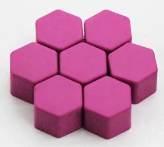 Set of 20 silicone car wheel nut covers in various colours including blue green red violet yellow for rims exterior bolt caps