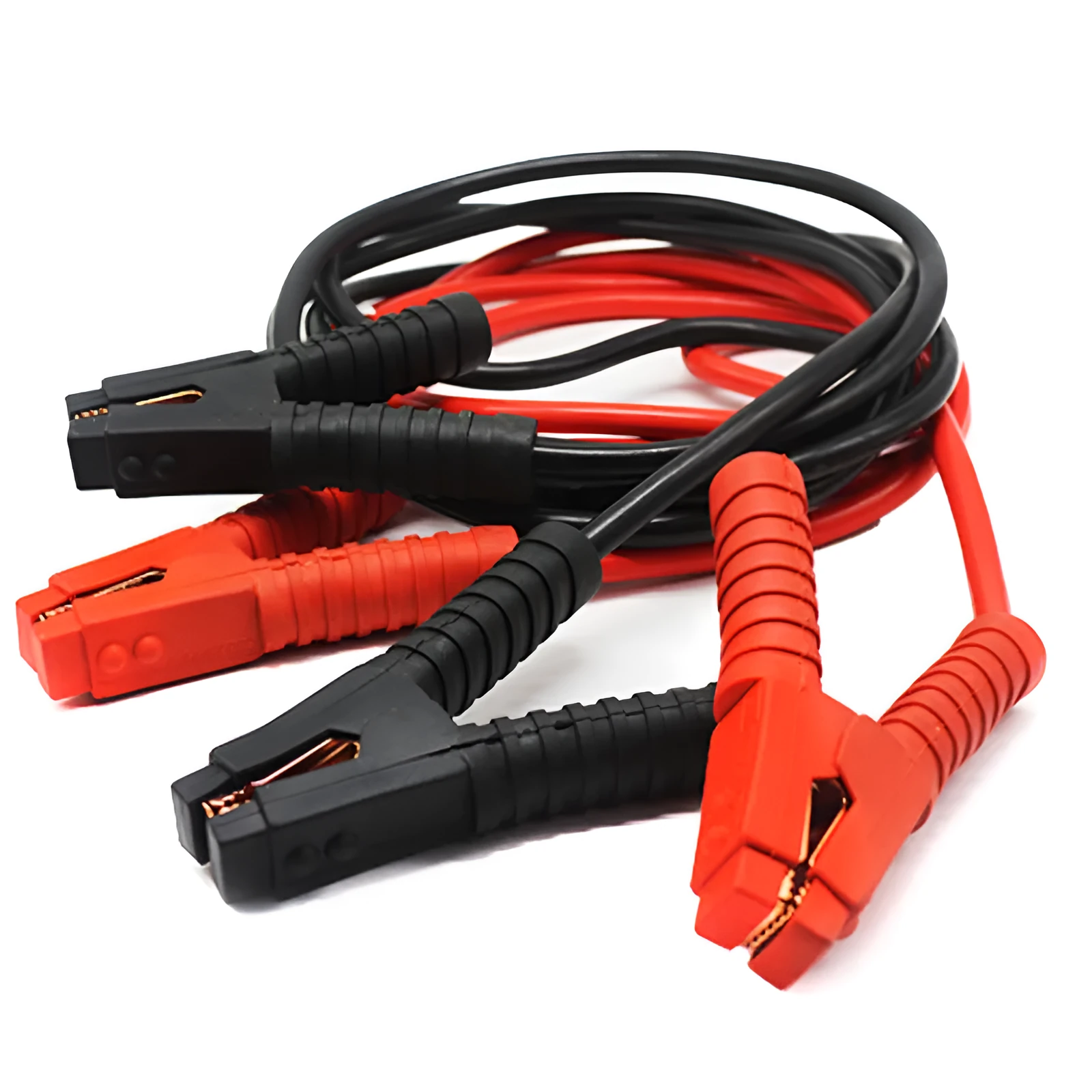 LUNDA jumper battery cables 2.5m 500AMP 1000AMP black and red with stainless steel clamps