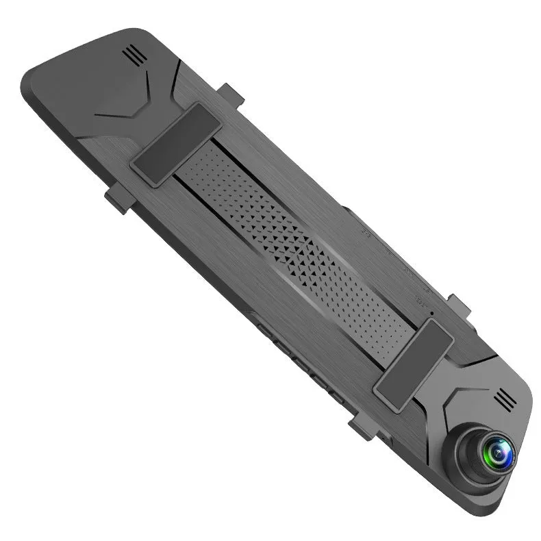 HD night vision dual lens dash cam with 5-inch screen and 170-degree wide-angle lens for front and rear car recording