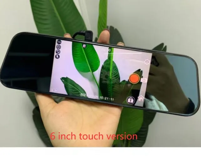 HD night vision dual lens dash cam with 5-inch screen and 170-degree wide-angle lens for front and rear car recording