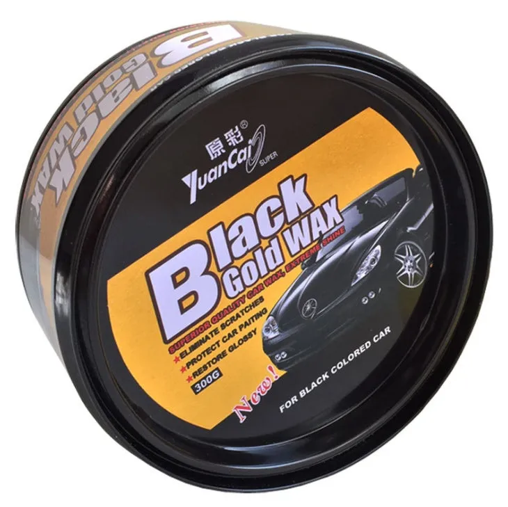 Black solid car scratch repair wax with multi-protection functions for cars and motorcycles