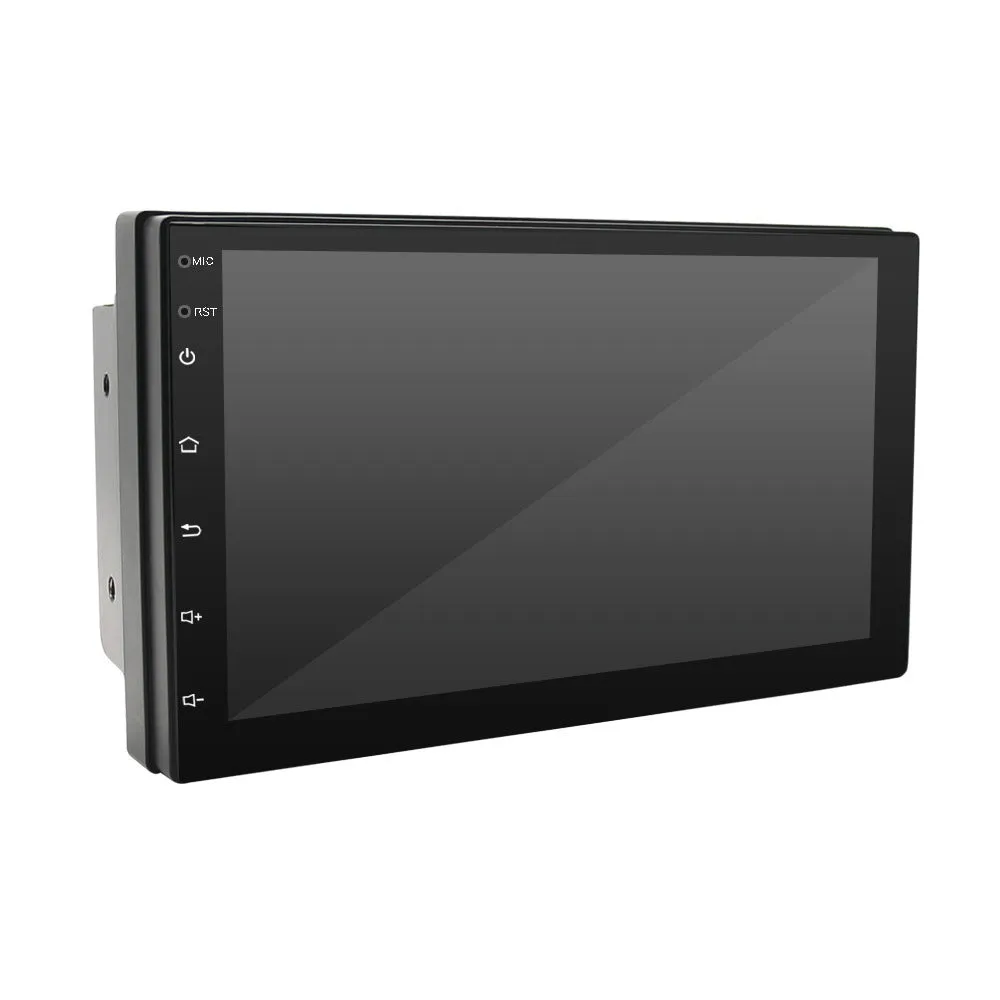 Universal black MP5 player with 7-inch screen for car GPS navigation and CarPlay connectivity