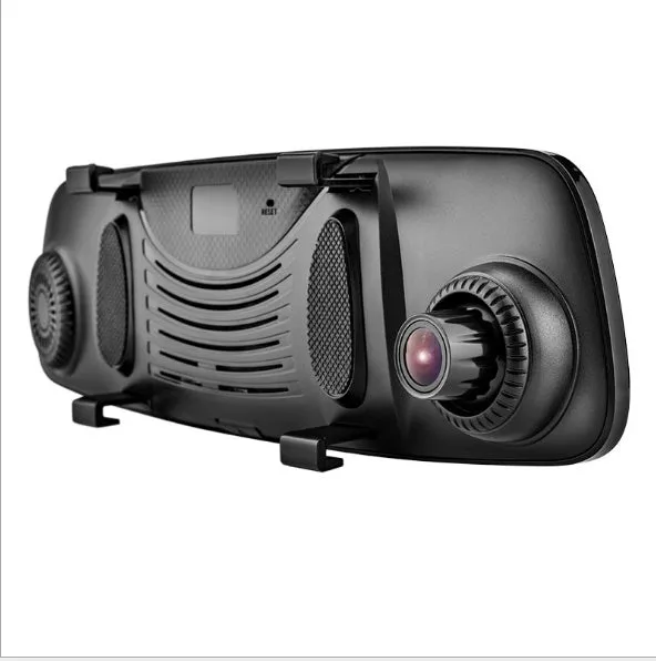 8-inch 4G cloud mirror driving recorder with front and rear 1080P HD cameras and Android navigation