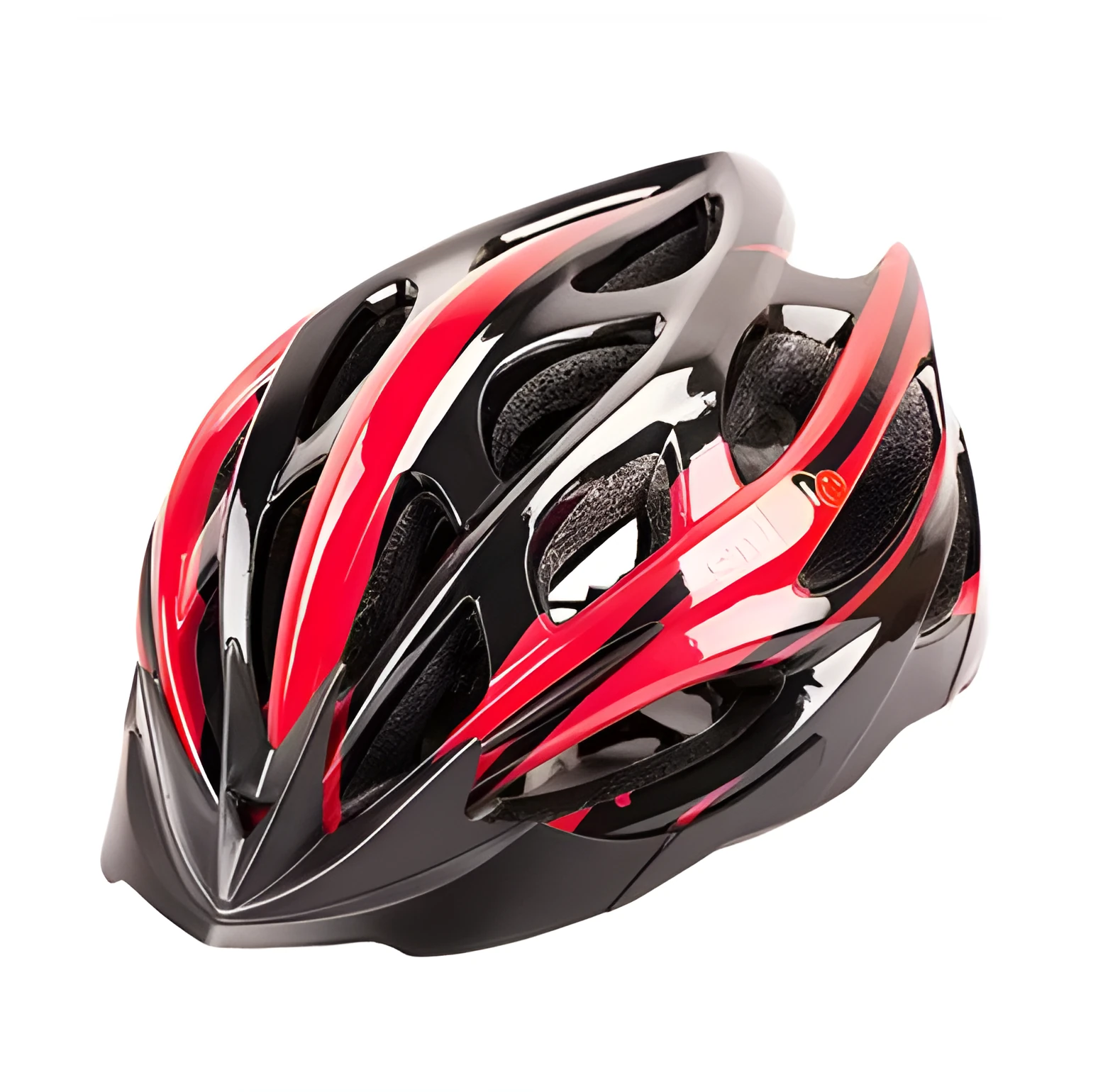 Cycling helmet with PC shell and EPS foam in style 1 colour for mountain and road biking