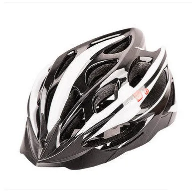 Cycling helmet with PC shell and EPS foam in style 1 colour for mountain and road biking