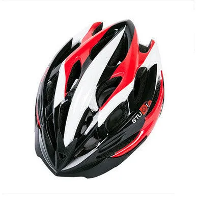 Cycling helmet with PC shell and EPS foam in style 1 colour for mountain and road biking