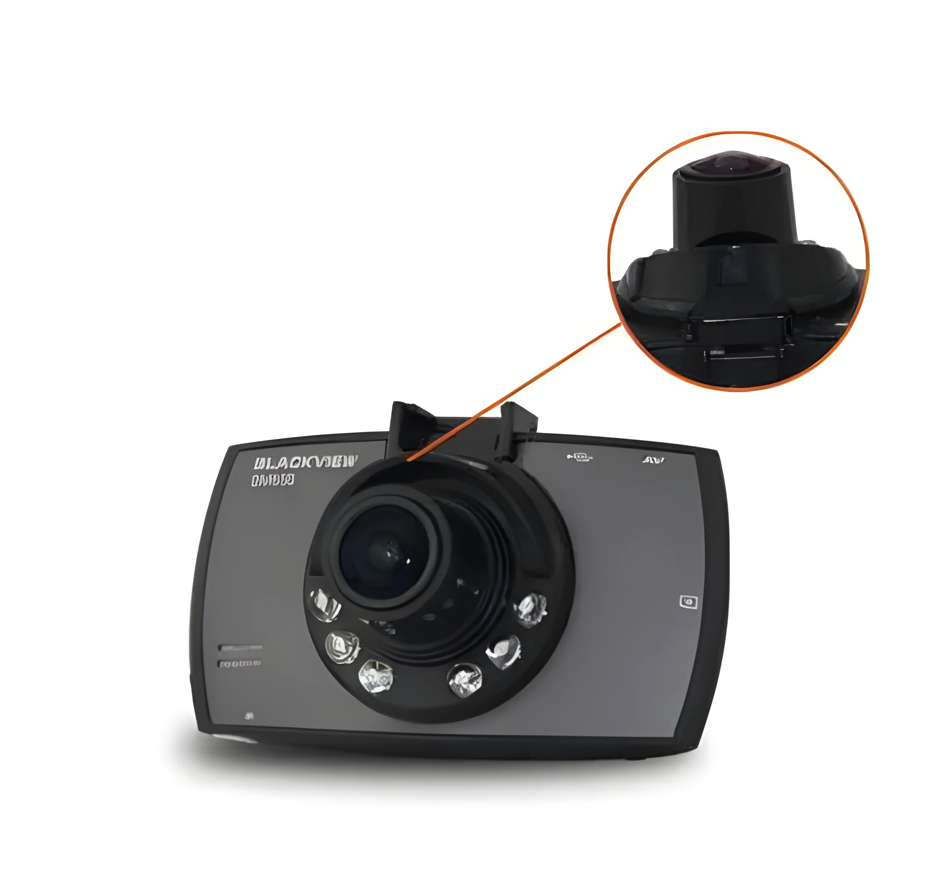HD dual-lens hidden driving recorder compact 9x5x4 cm for vehicle windscreen