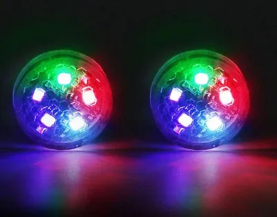 DXZ 5-LED car door warning light in red ABS housing for General Motors vehicles