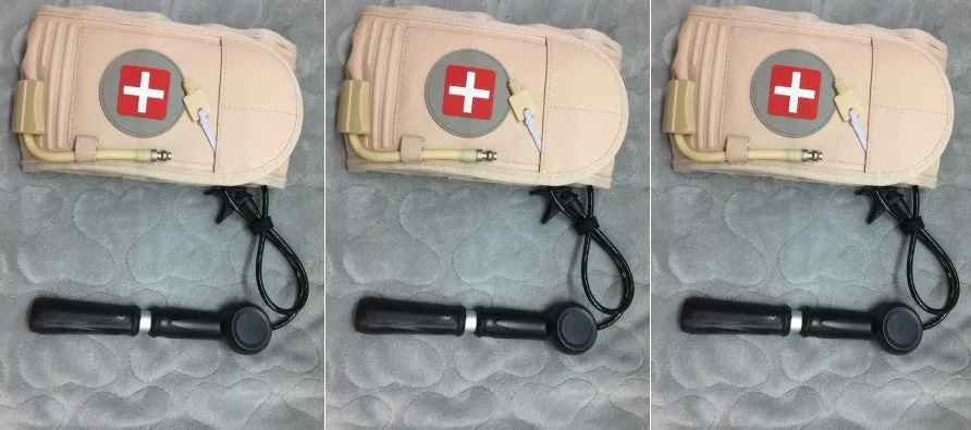 Waist air traction brace belt with inflatable ball for lumbar support and back massage