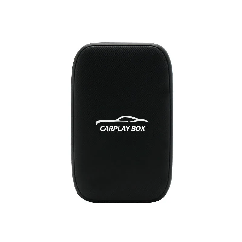 Compact wireless CarPlay adapter with Type-C interface and plastic housing, 50x80x12mm