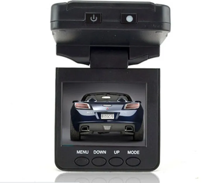 JC10 portable car video recorder with 140 degree wide angle lens and 2.5-inch display for windscreen mounting