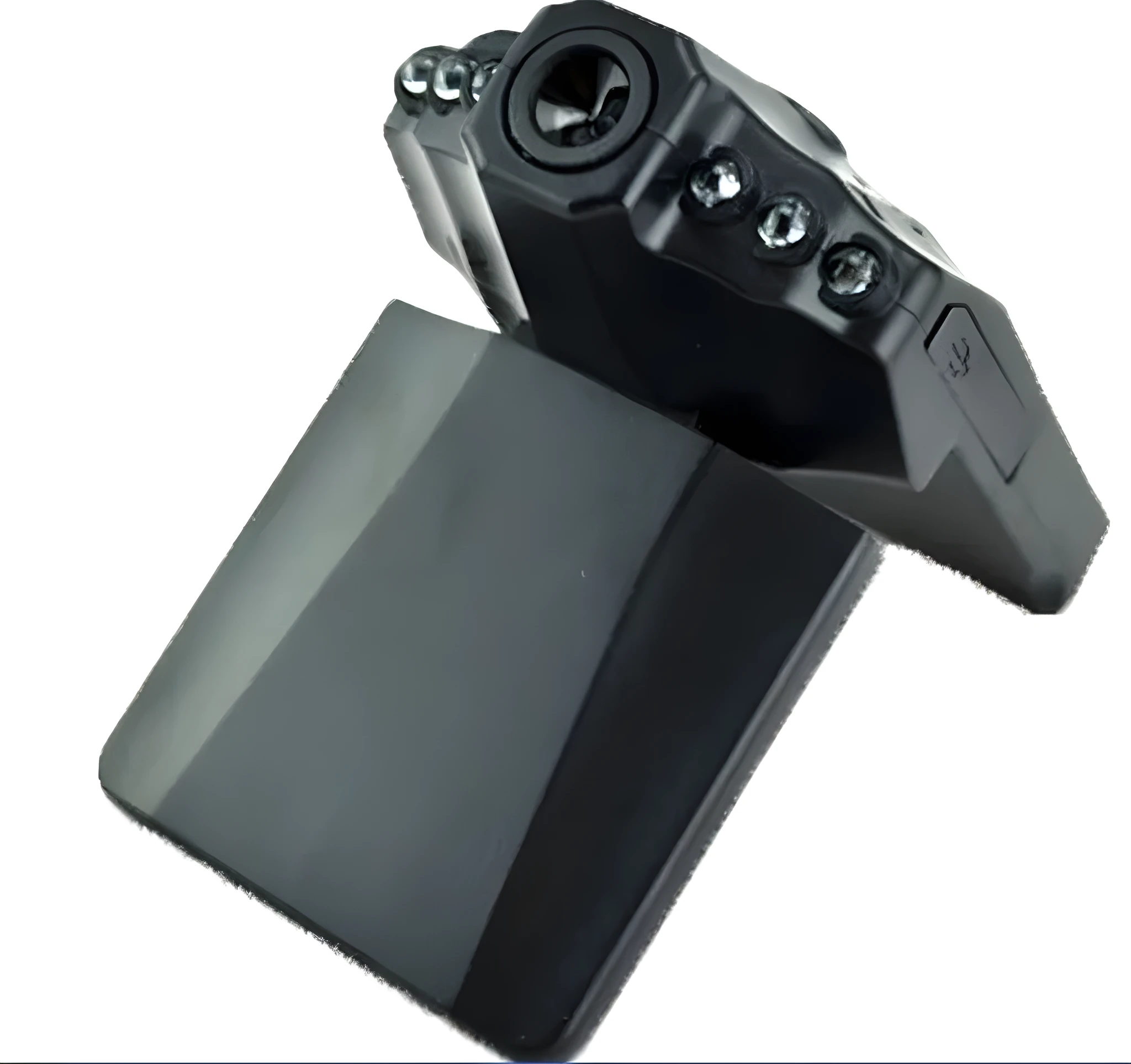 JC10 portable car video recorder with 140 degree wide angle lens and 2.5-inch display for windscreen mounting