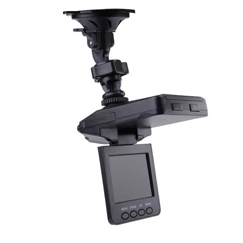 JC10 portable car video recorder with 140 degree wide angle lens and 2.5-inch display for windscreen mounting