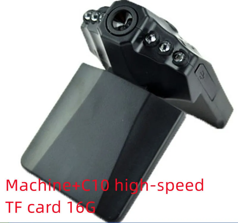 JC10 portable car video recorder with 140 degree wide angle lens and 2.5-inch display for windscreen mounting