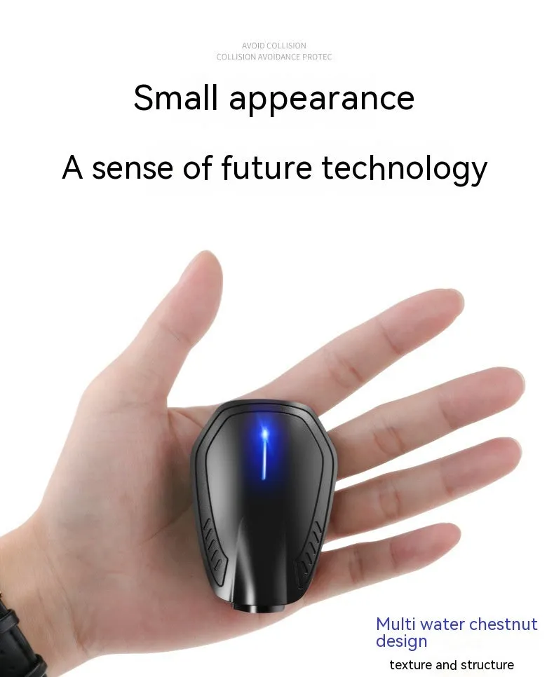 F2 car atmosphere light laser projector in bright black finish with ABS housing