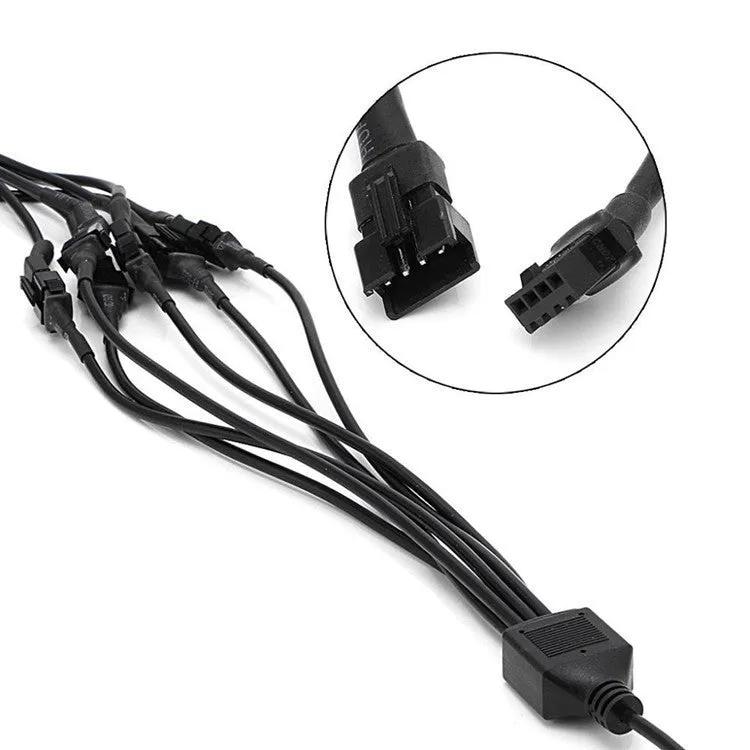 PVC LED light strip for car underbody with remote control, black housing, 12V 50W